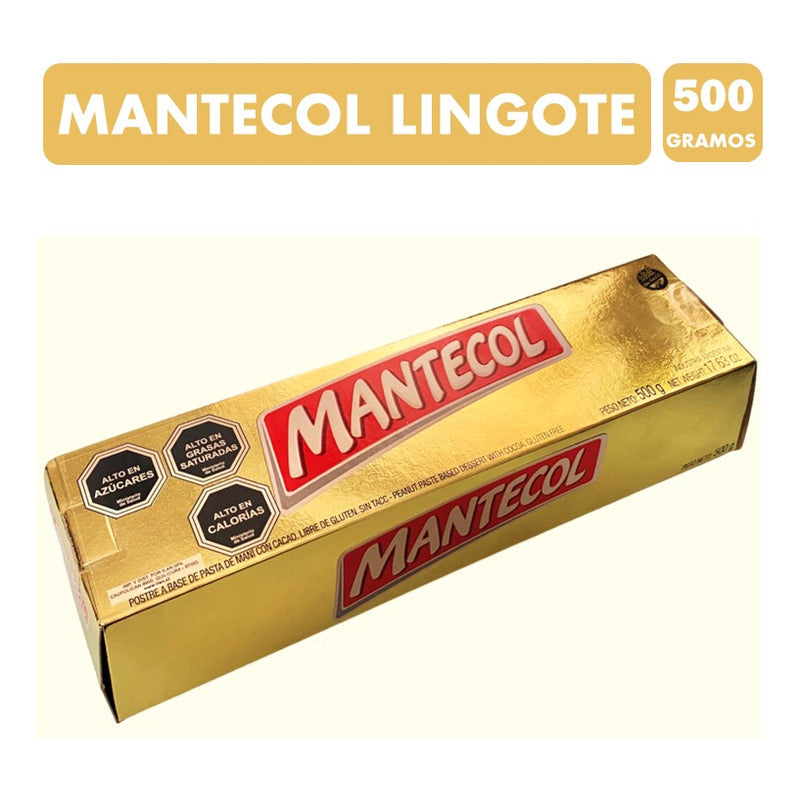 Mantecol Gigante Envase Dorado -sin Tacc(contiene 500gramos)