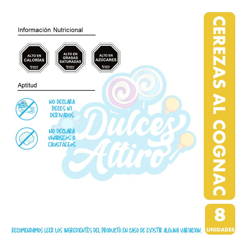 Cerezas Al Cognac - Bombones De Ambrosoli (caja Con 8 Un)