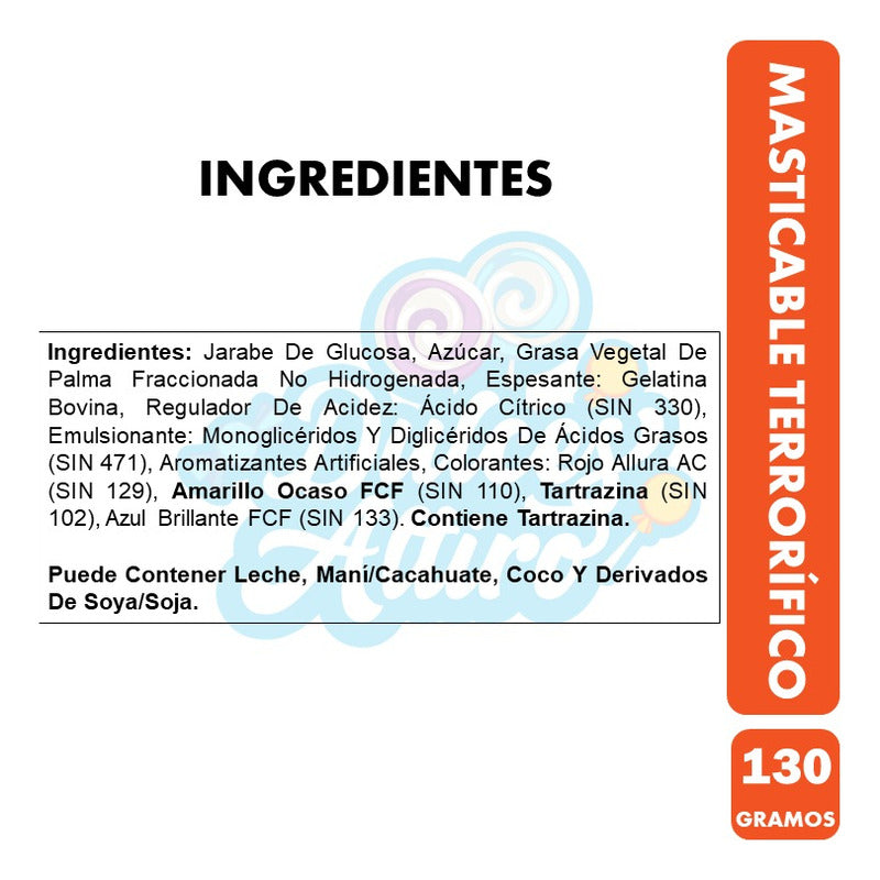 Masticables Terroríficos - Especial Halloween (bolsa 130 Gr)