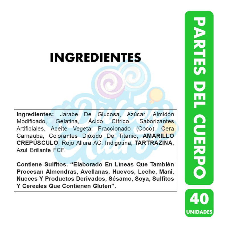 Gomitas Halloween -piecitos Y Otras Ambrosoli(bolsa De 280g)