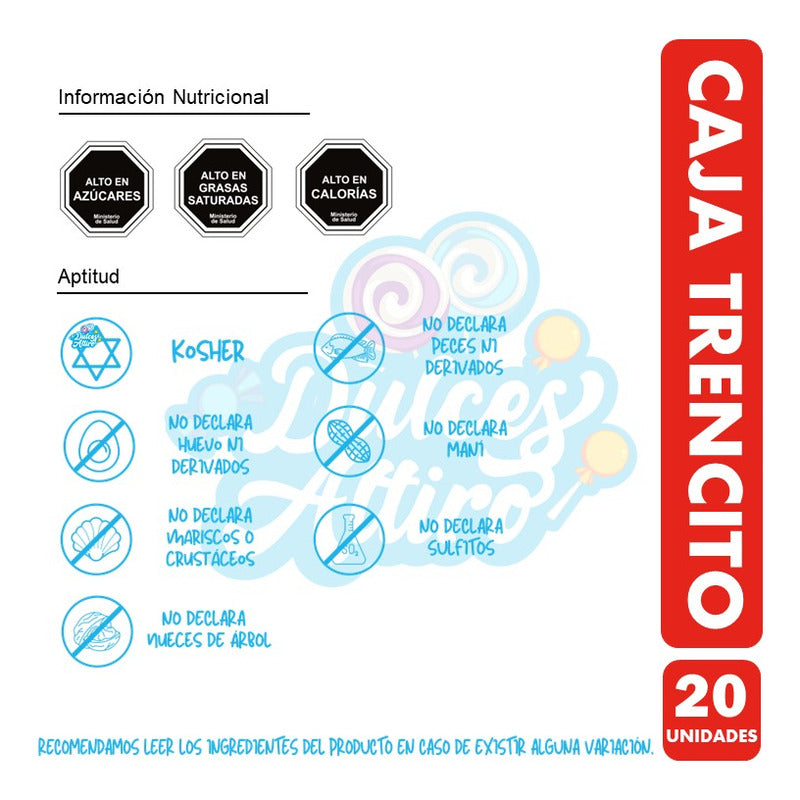 Trencito Nestle En Formato Individual (caja Con 20 Unidades)
