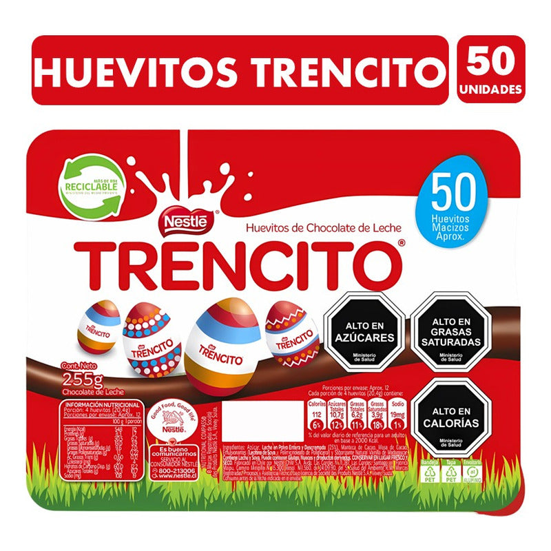 Huevos De Pascua - Chocolate Trencito (bandeja 50 Unidades)