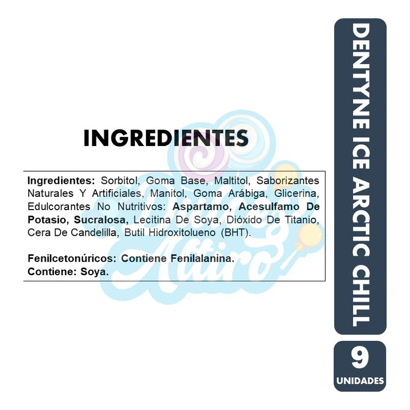 Dentyne Envase Negro - Libre De Azúcar (caja Con 9 Unidades)