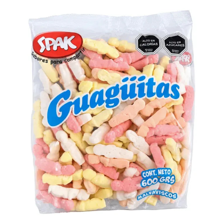 Guagüitas Marshmallows Sabores Frutales De Spak (bolsa 600g)