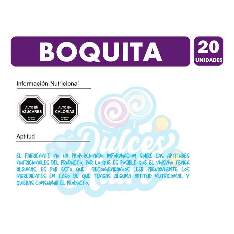 Chupetin Labios Sabor Frutilla - Fruna(bolsa Con 20unidades)