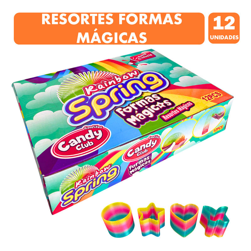 Juguetes Para Cumpleaños - Resortes Formas Divertidas (12un)