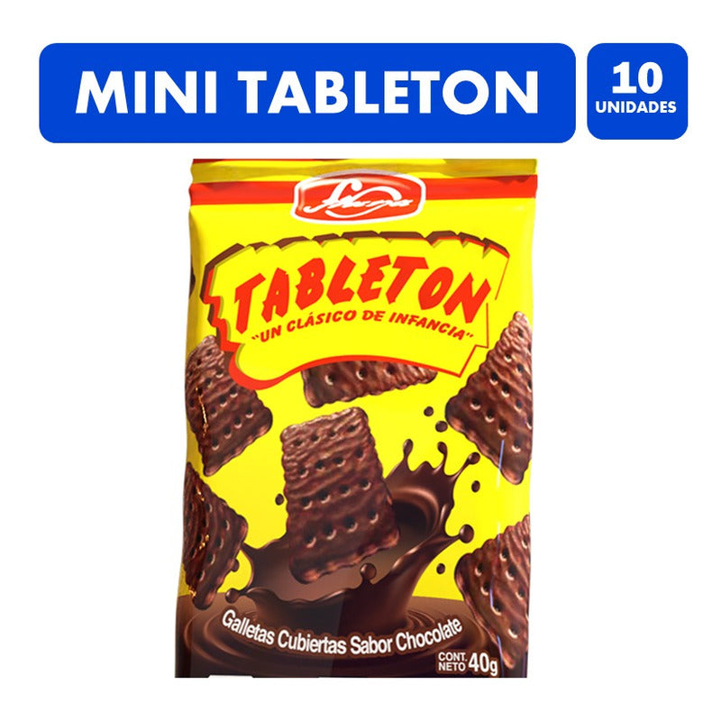 Tableton Galletas De Colación De Fruna(pack Con 10 Unidades)