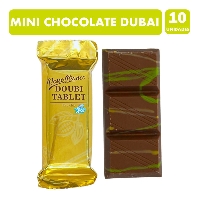 Chocolate Dubai Mini De Pistacho - Chocolate Viral 10 Uni