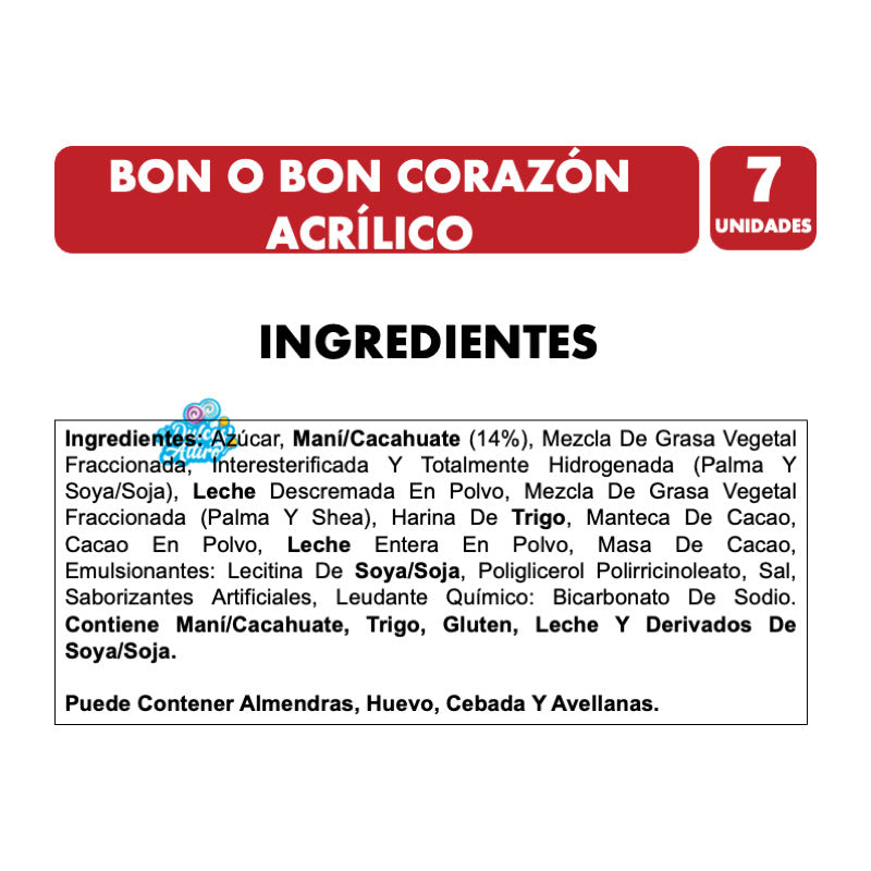 Bon O Bon - Caja Acrílica En Forma De Corazón Para Regalo