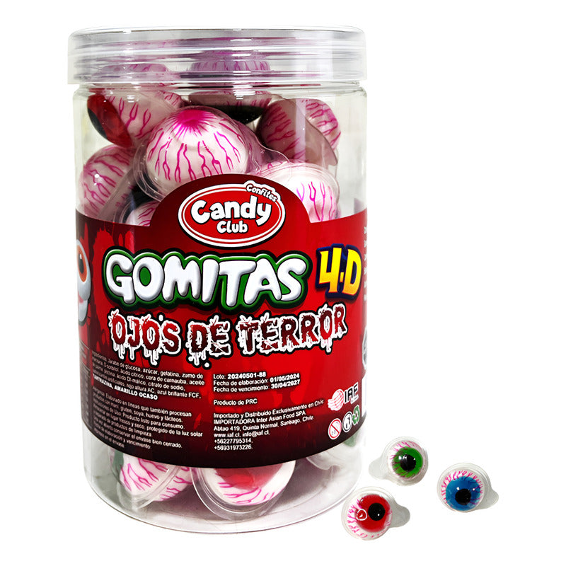 Dulces Para Halloween - Gomitas En Forma De Ojos De Terror