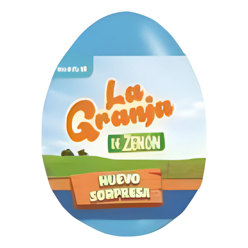 Huevo Sorpresa La Granja De Zenón Con Caramelo Sin Azúcar