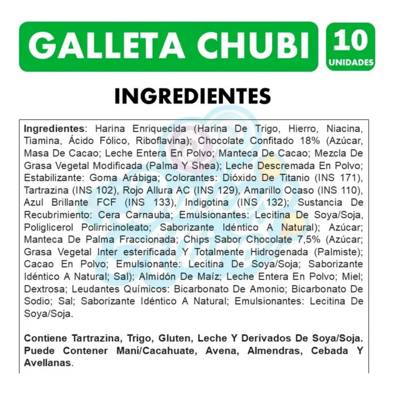 Galletas Chubi De Arcor - Especial Pack Para Colación (10un)