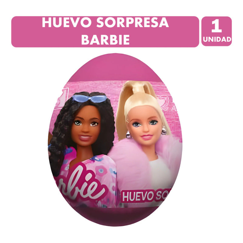 Huevo Sorpresa Barbie De Mattel Con Caramelos Sin Azúcar