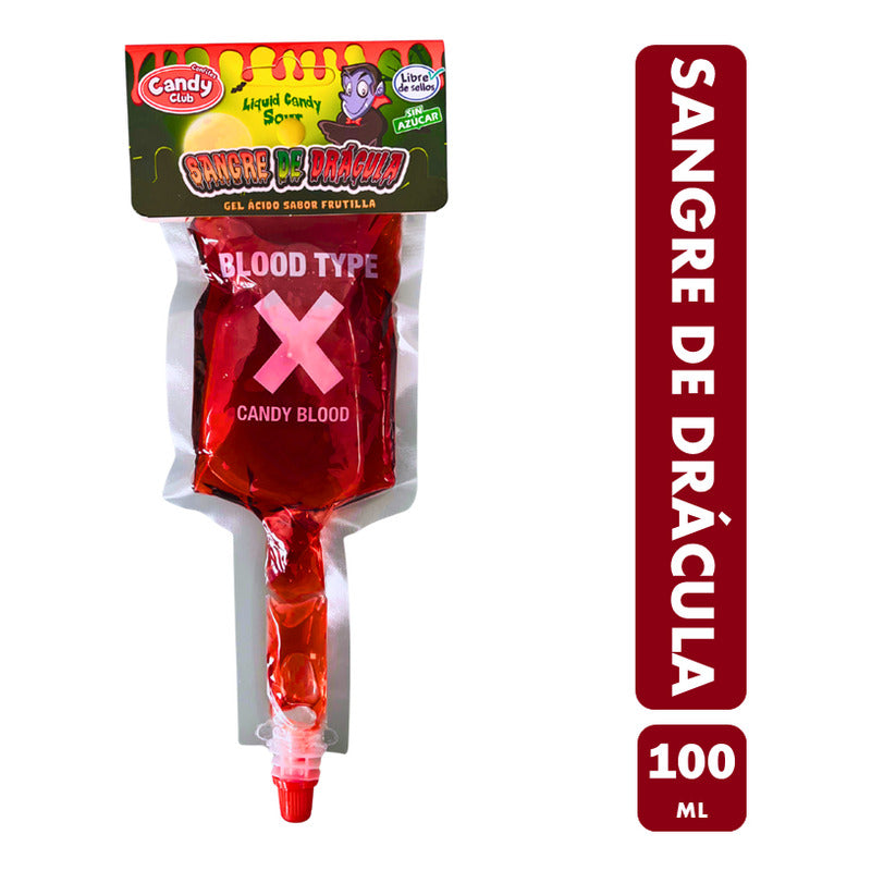 Dulces Para Halloween - Tipo Sangre De Drácula Ácido (1 Uni)