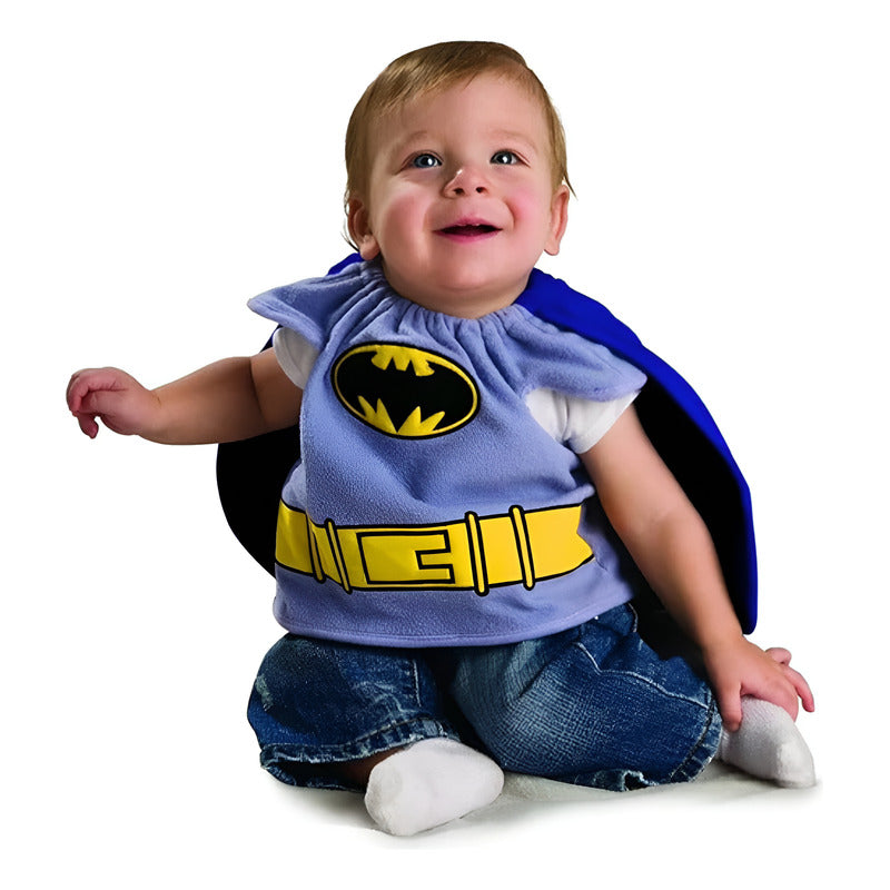 Disfraz Batman Bebé Especial Noche Halloween ( 0 A 9 Meses) Azul Acero 0-9 Meses