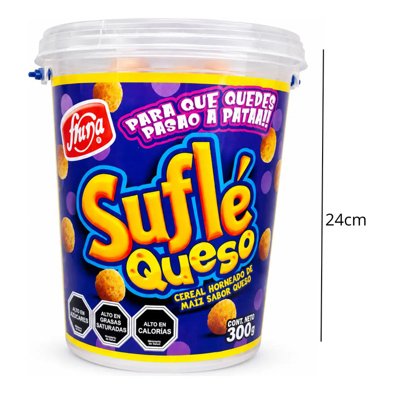 Balde Suflé Queso - Cereal Horneado Sabor Queso (300g)