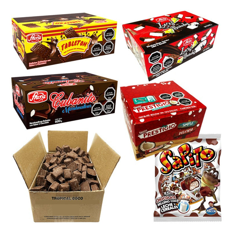 Pack Para Golosos - Dulces De La Infancia - Tropical Coco