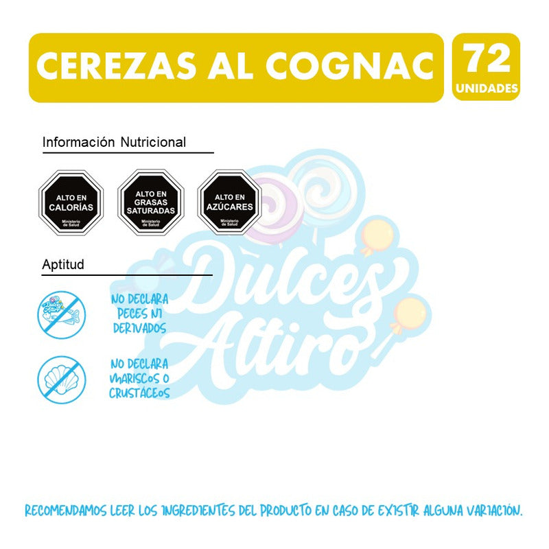 Cerezas Al Licor - Bombones De Ambrosoli (contiene 72 Uni)