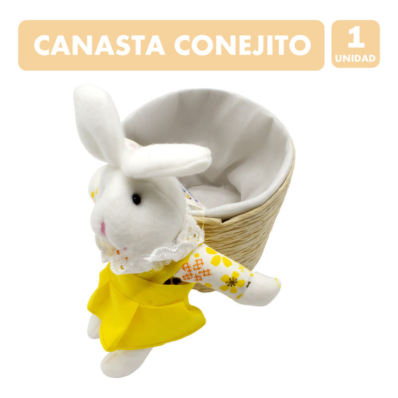Especial Pascua - Canasta Conejito Para Huevitos De Pascua