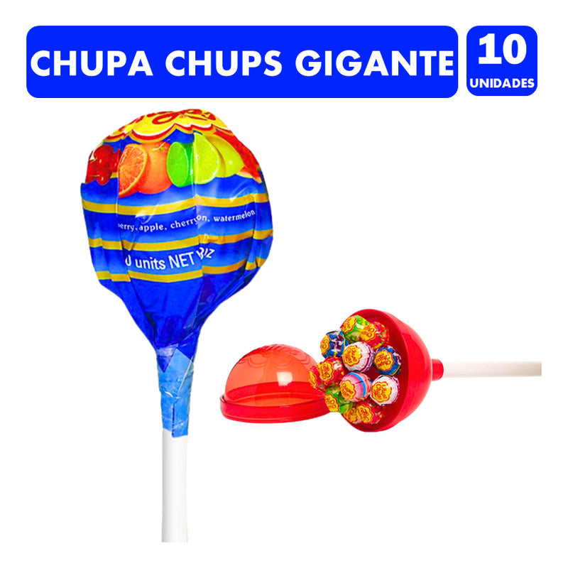 Chupa Chups En Tamaño Gigante - Coyacs Sabores Frutales