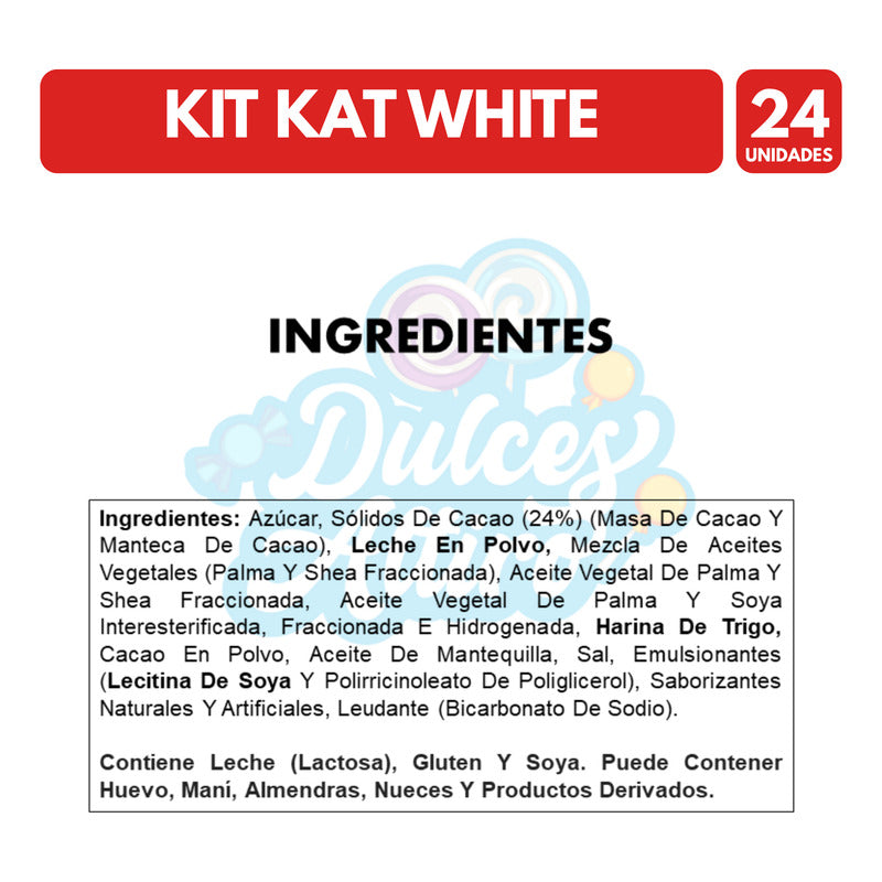 Kit Kat White En Caja - Chocolate Por Mayor (caja De 24 Uni)