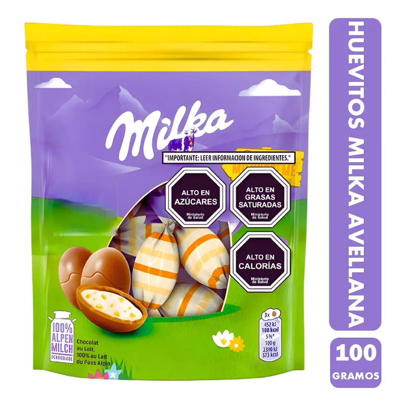 Huevitos De Pascua Milka Con Relleno De Avellanas (doypack)