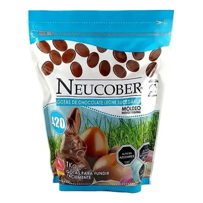 Cobertura De Chocolate Neucober Para Moldeos De Figuras 1 Kg