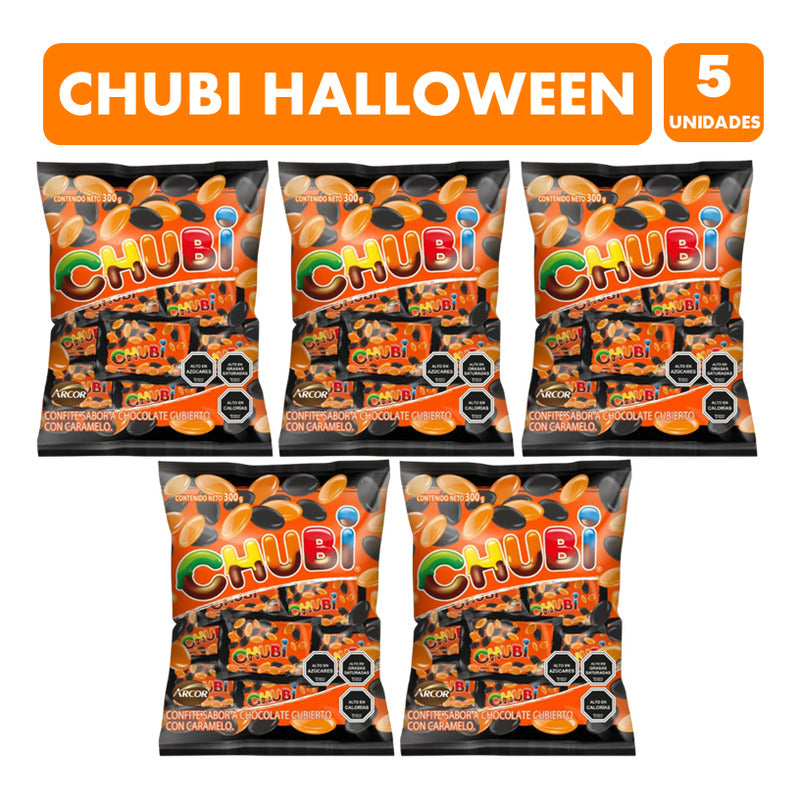 Dulces Para Halloween - Chubi Terrorífico (pack 5 Unidades)