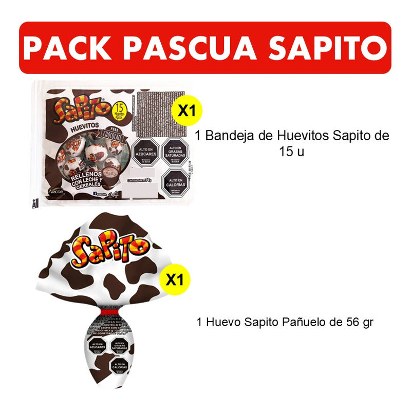 Pack Huevo Pañuelo Sapito + Bandeja De Huevitos Sapito