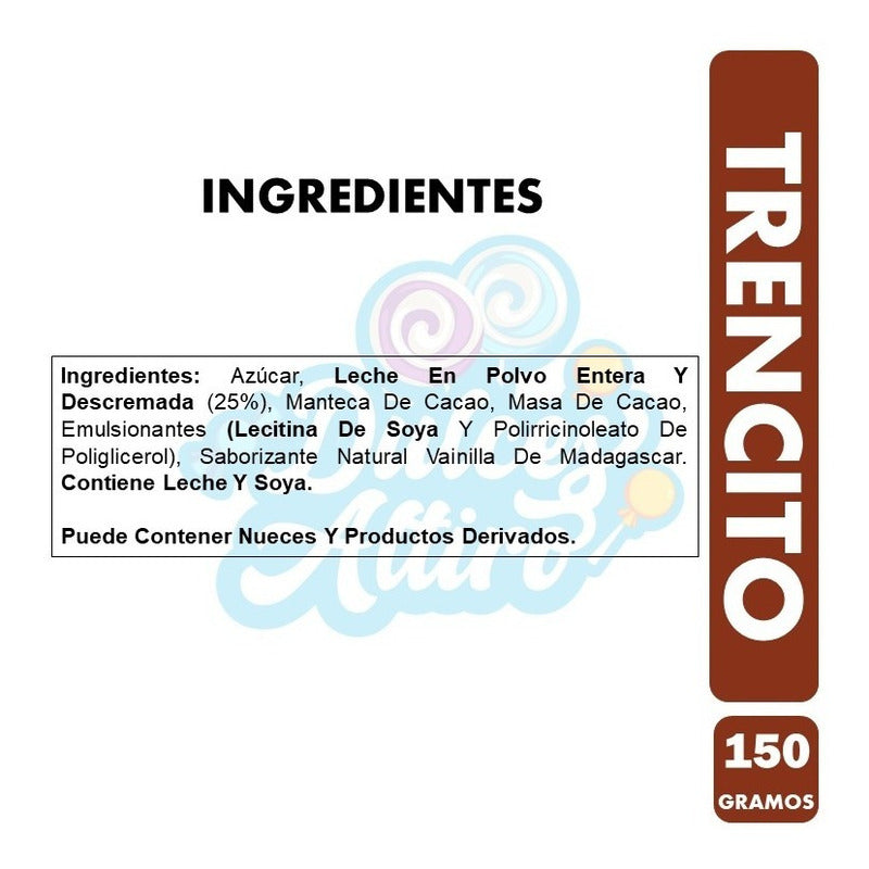 Trencito - Chocolate De Leche Nestle (barra Con 150gr)