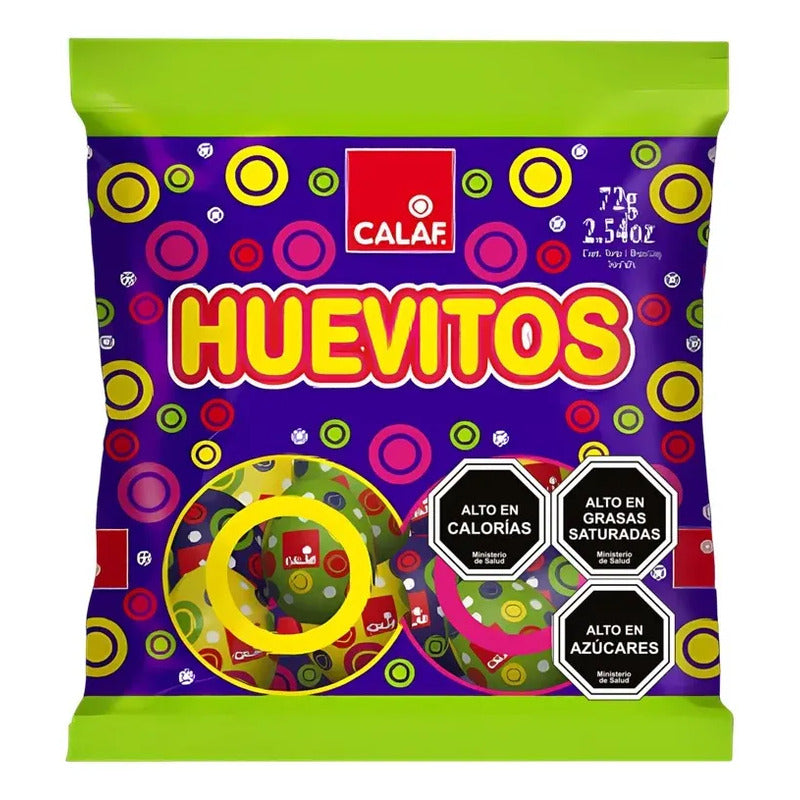 Huevitos De Pascua Calaf Chocolate Macizo - Bolsa 72 Gramos