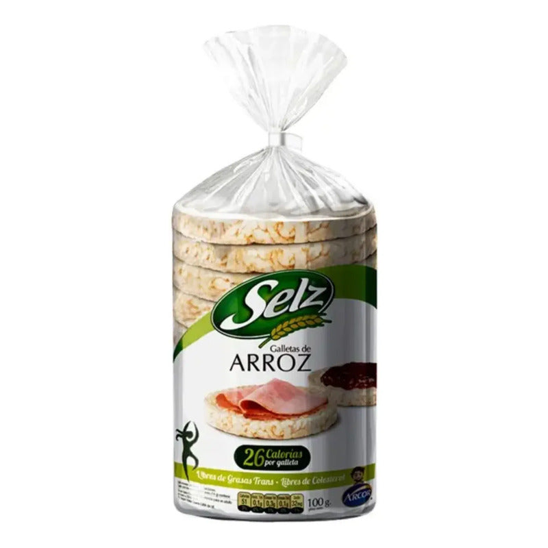 Galletas De Arroz Selz Original De Arcor (100 Gramos)