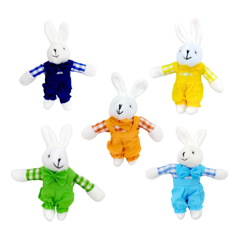 Especial Pascua - Conejito De Peluche 17 Cm Colores Surtidos Surtido