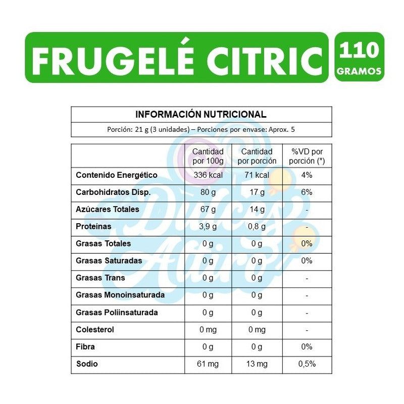 Frugele Citric - Gomitas De Ambrosoli (bolsa Con 100gr)
