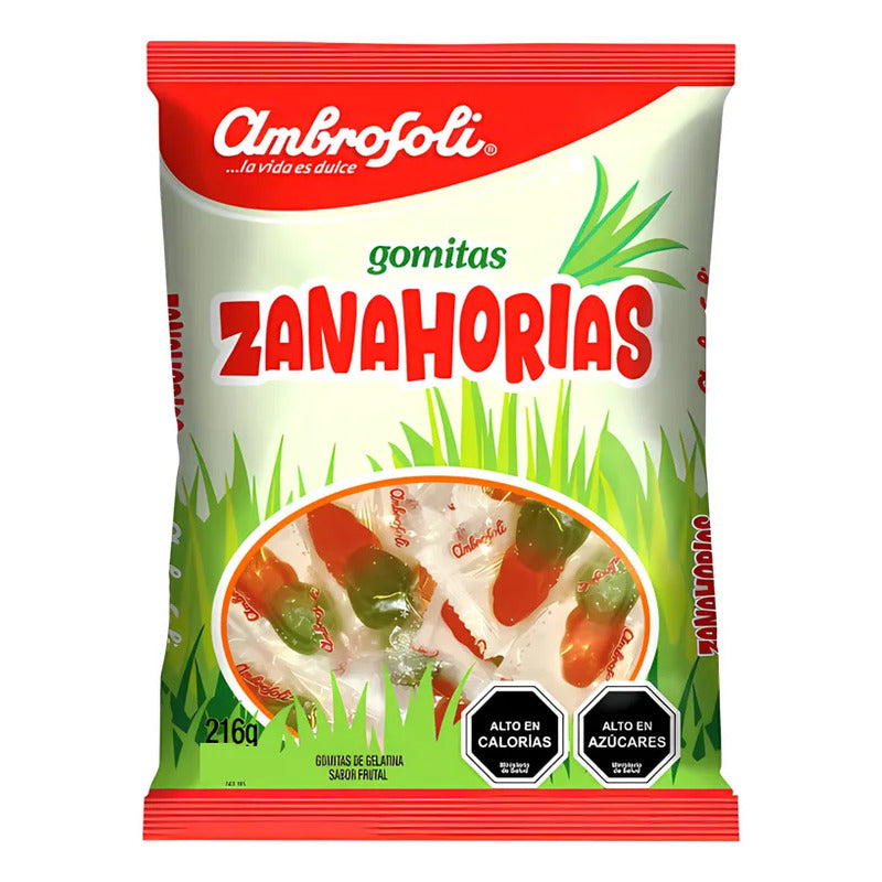 Especial Pascua - Gomitas En Forma De Zanahorias (bolsa 24u)