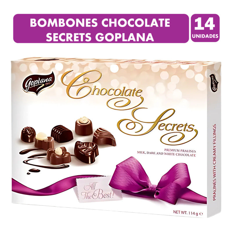 Bombones Premium De Chocolate Rellenos Secrets De Goplana