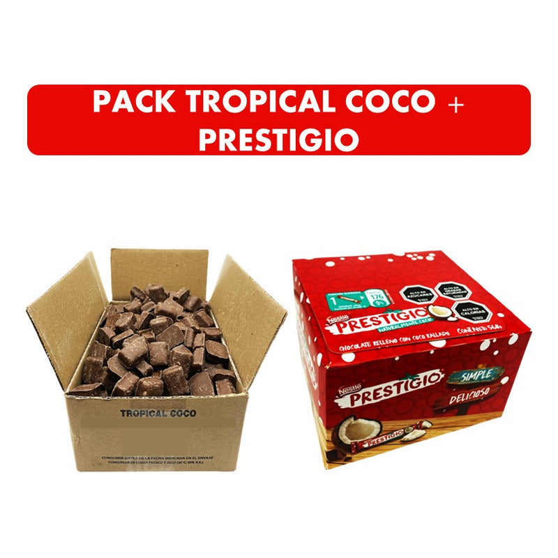 Tropical Coco + Prestigio -para Amantes Del Coco Y Chocolate