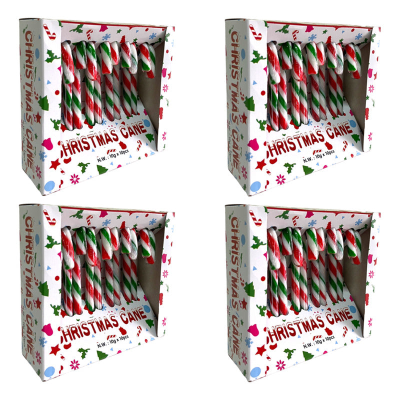 Bastones De Caramelo Para Navidad (pack De 4 Unidades)