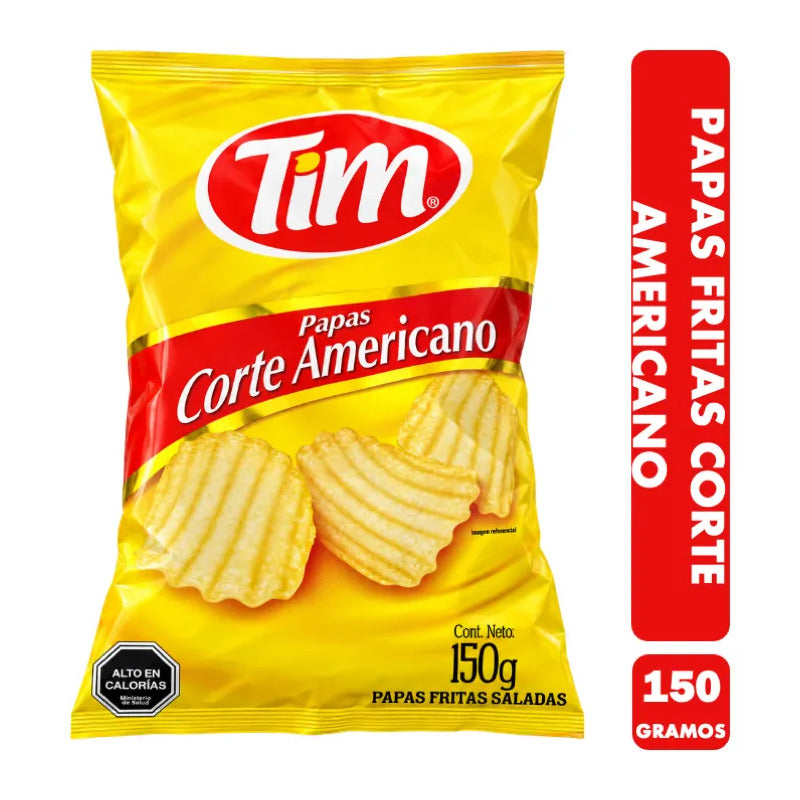 Papas Fritas Corte Americano Sabor Clásico De Tim