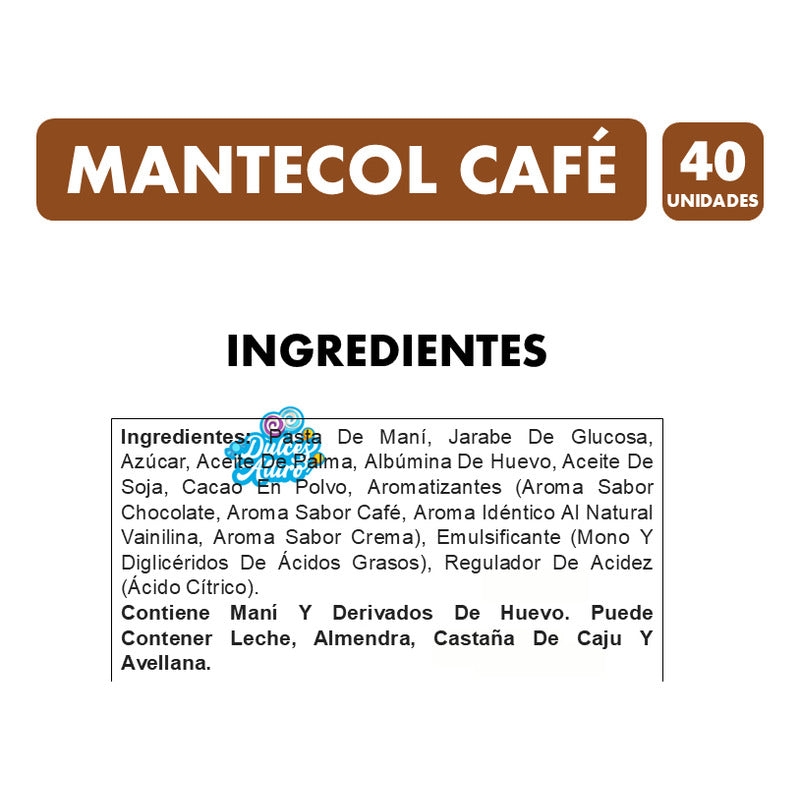 Mantecol Café 111 Gramos - Caja De 40 Unidades
