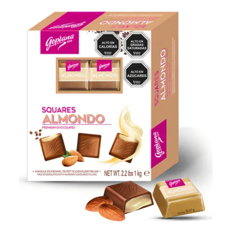 Chocolate Bombónes Almondo Almendra De Goplana (caja 1 Kg)