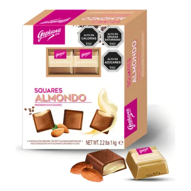 Chocolate Bombónes Almondo Almendra De Goplana (caja 1 Kg)