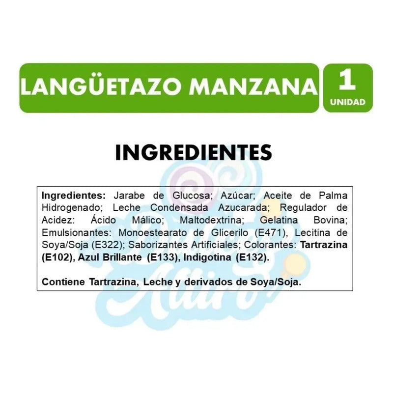 Langüetazo Caramelos Masticables - Sabor Manzana (24u)