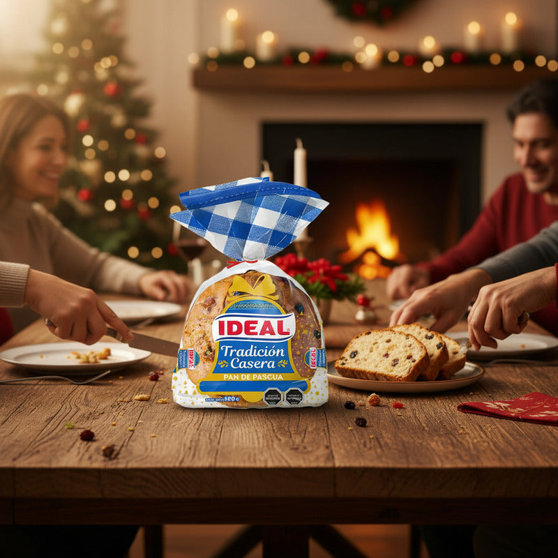 Pan De Pascua Con Frutas Confitadas Ideal (500 Gramos)