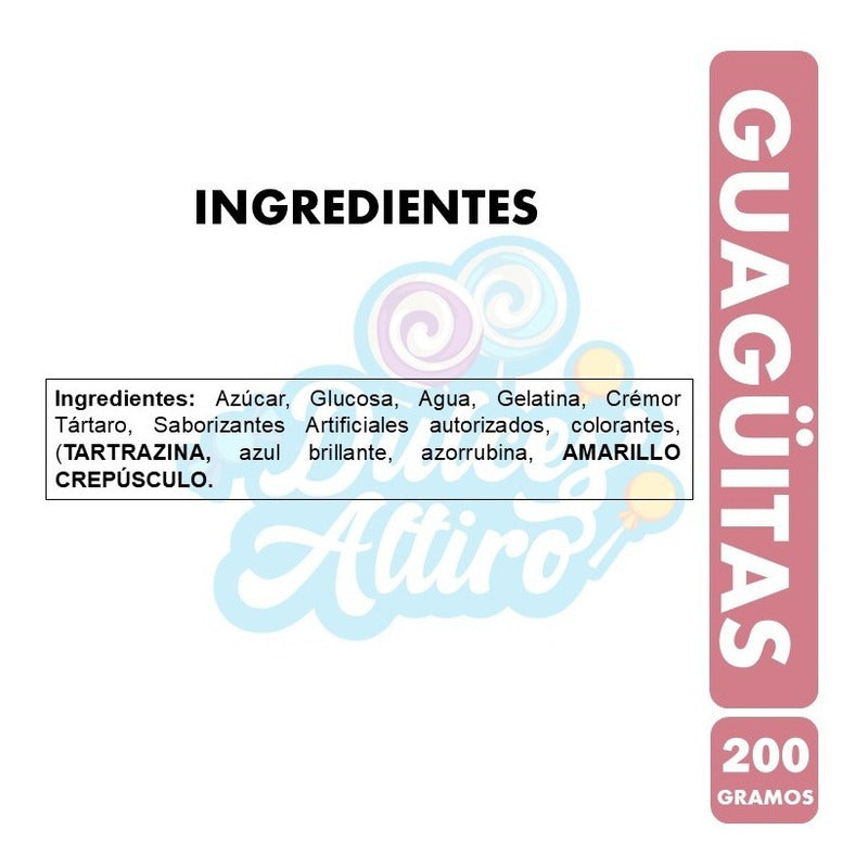 Bolsa De Guagüitas De 200g (guaguitas)