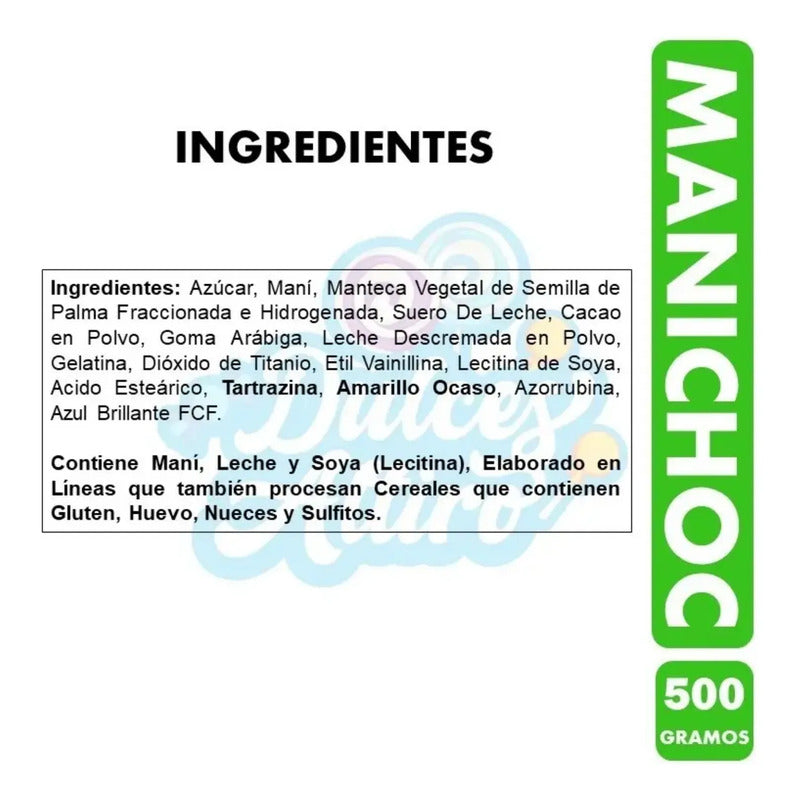 Manichoc Confitado De Fruna - Bolsa De 500 Gramos