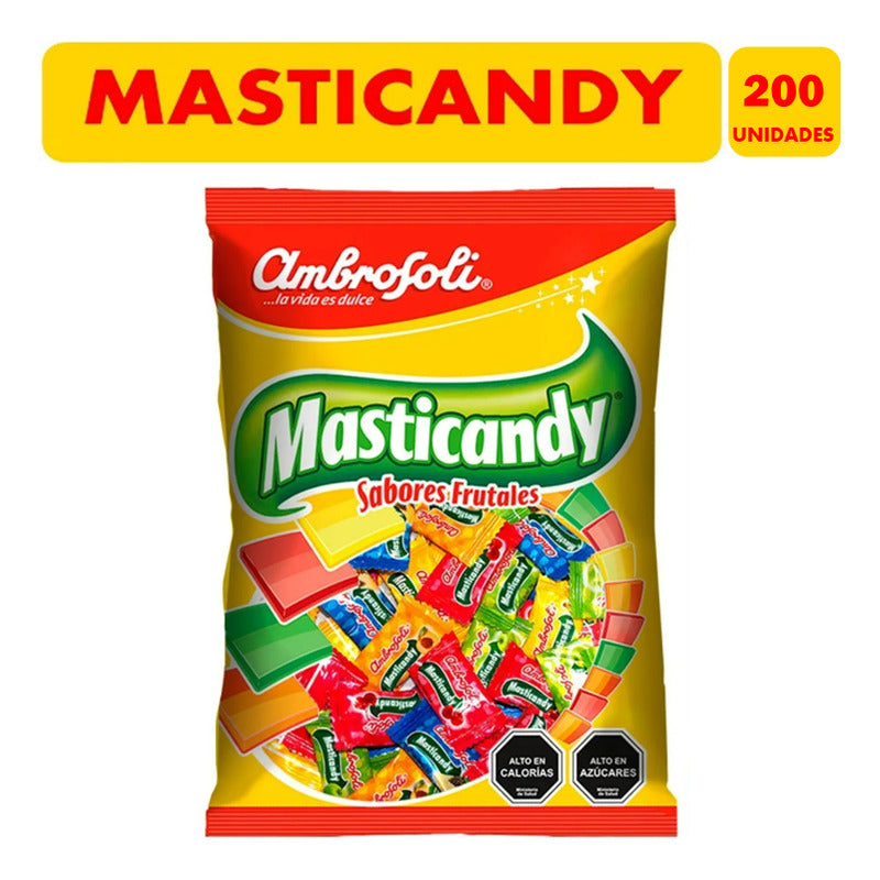 Masticandy Sabores Frutales De Ambrosoli (bolsa Con 200uni)