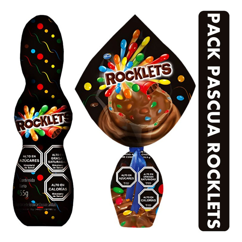 Pack Huevo Pañuelo Rocklets + Conejo Rocklets