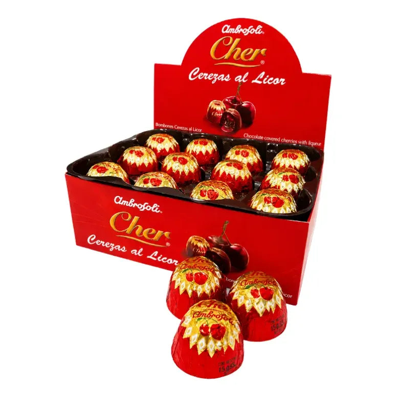 Bombones Cerezas Al Cognac De Ambrosoli (display 24 Uni)