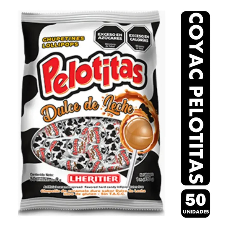 Coyac Pelotitas Sabor Dulce De Leche - Bolsa Con 50 Unidades